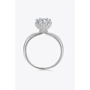 1 Carat Moissanite 6-Prong Ring