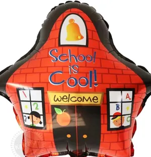 18" Back To School, School Balloon-Flat