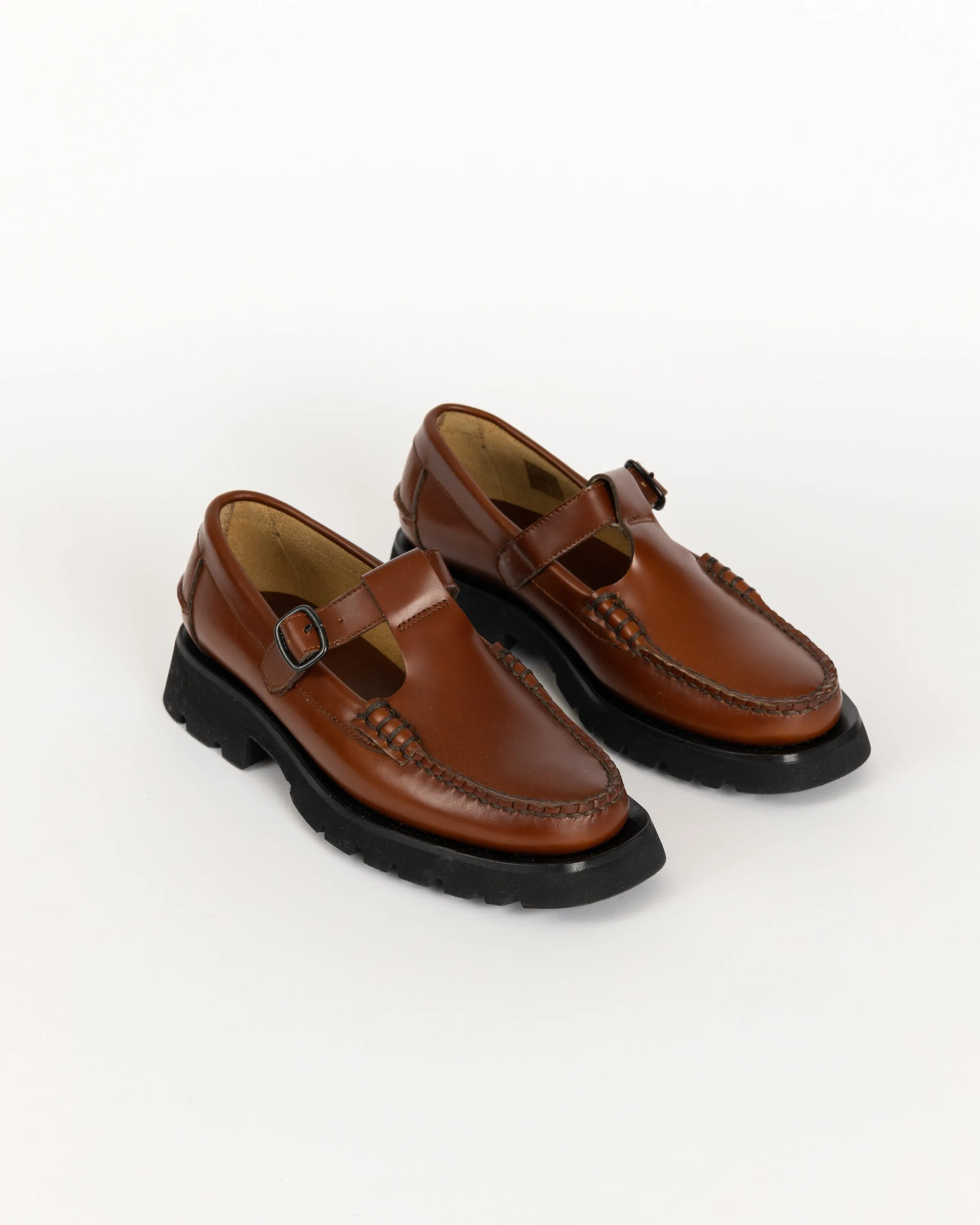 Albert Sport T-Bar Loafer in Tan