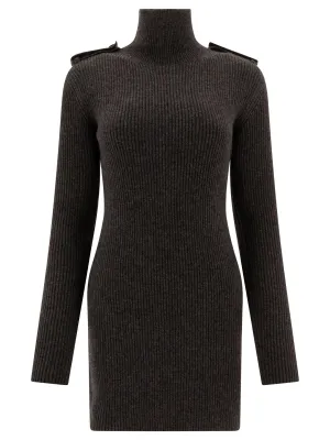 Alexander McQueen Ribbed Mini Dress