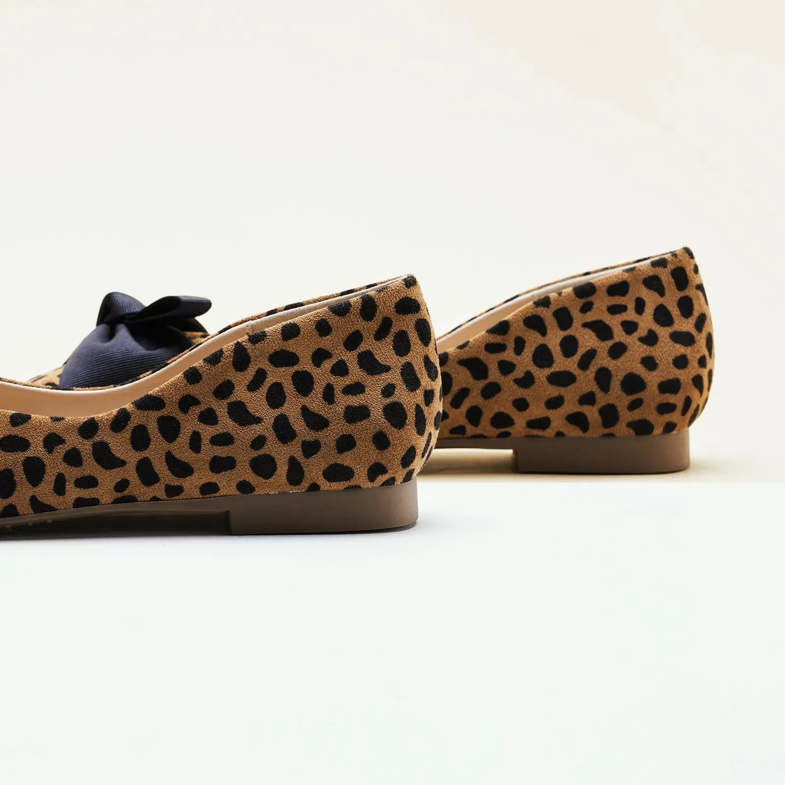 Bow Ballerina Flats (Eva) Leopard