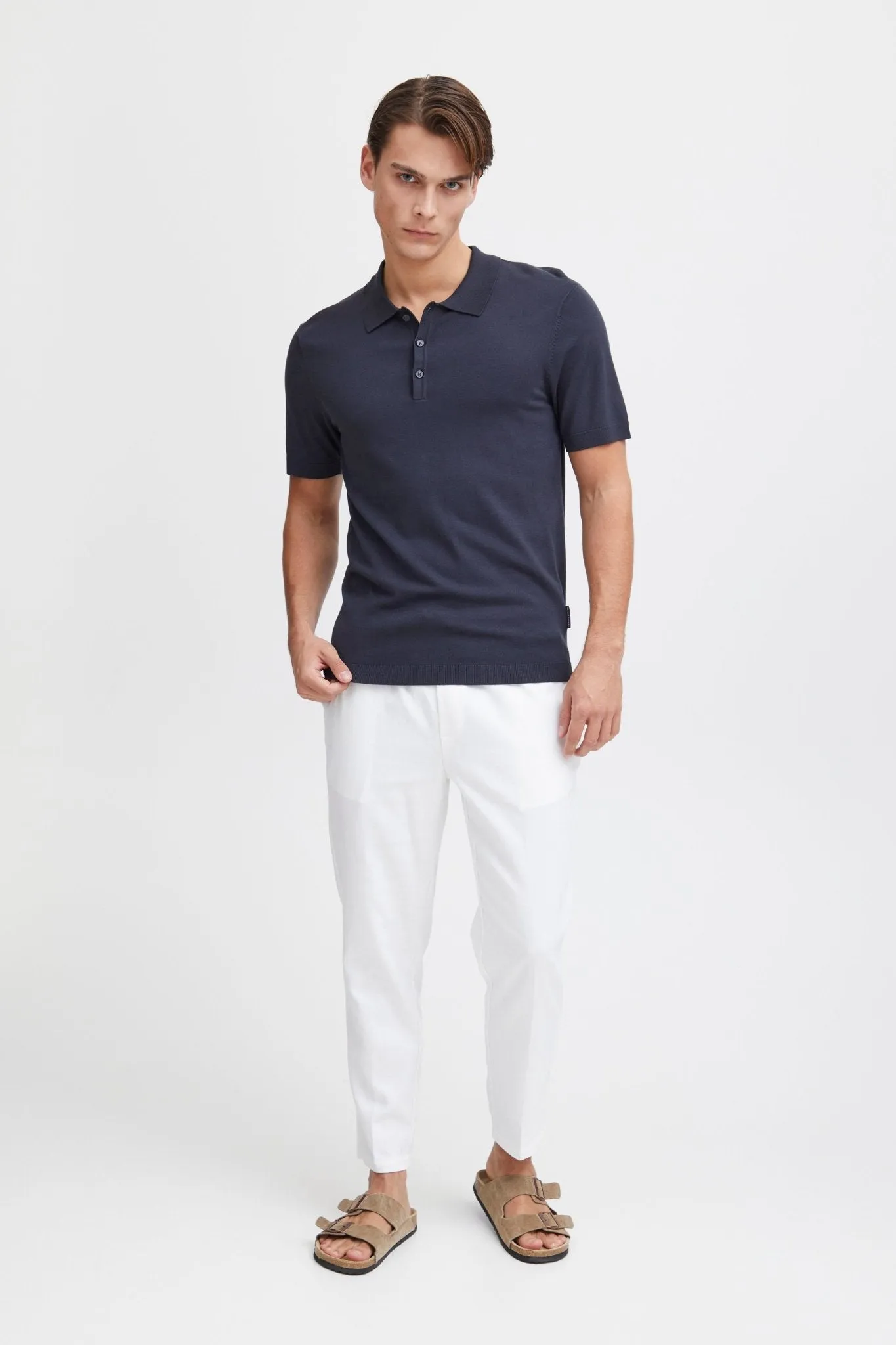 CASUAL FRIDAY - CFKARLO SS polo knit - 20504993