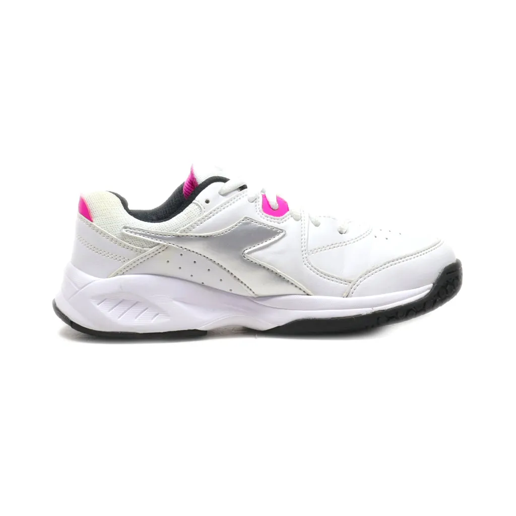 Diadora Smash 5 W Sport Shoes Leather White Colour For Kids