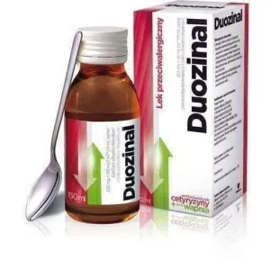 DUOZINAL syrup 150ml Children aged 2-6 years anti-allergic