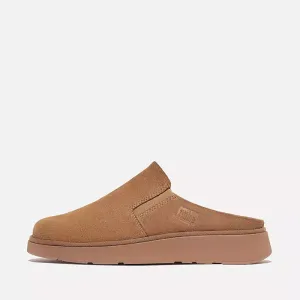 Fitflop Women Gen-Ff Elasticated Suede Mules |IF6-A69| Desert Tan