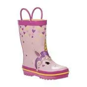 Girls Unicorn Rain Boot