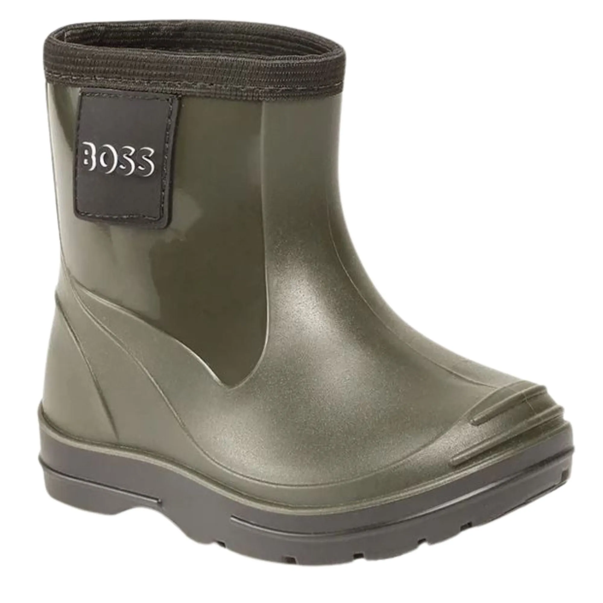 Hugo Boss Green Rain Boot