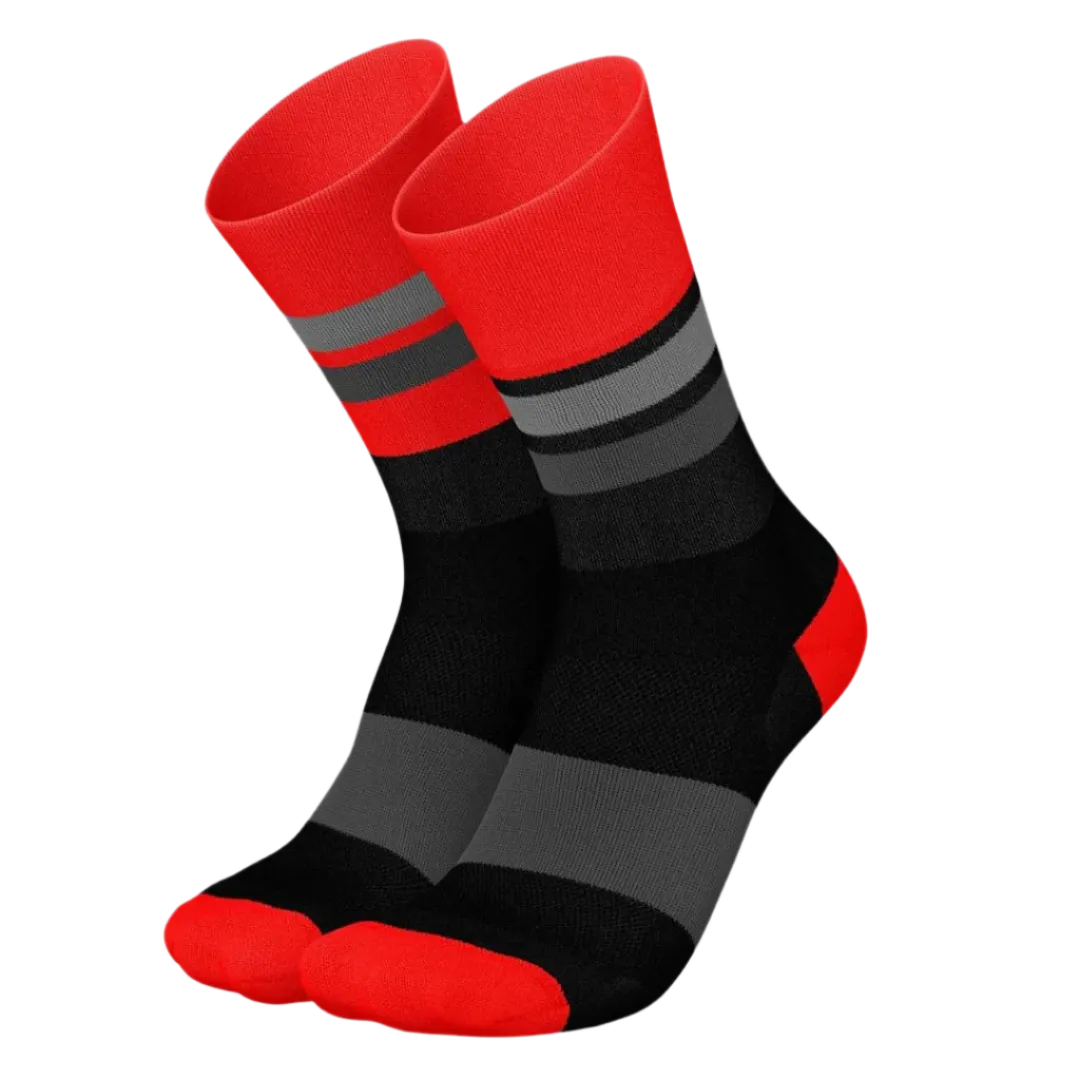 Incylence - Ultralight Tracks Long Sock - Black Inferno