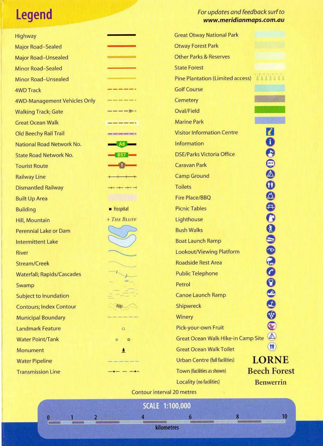 Meridian Victoria's Deserts 4WD Map