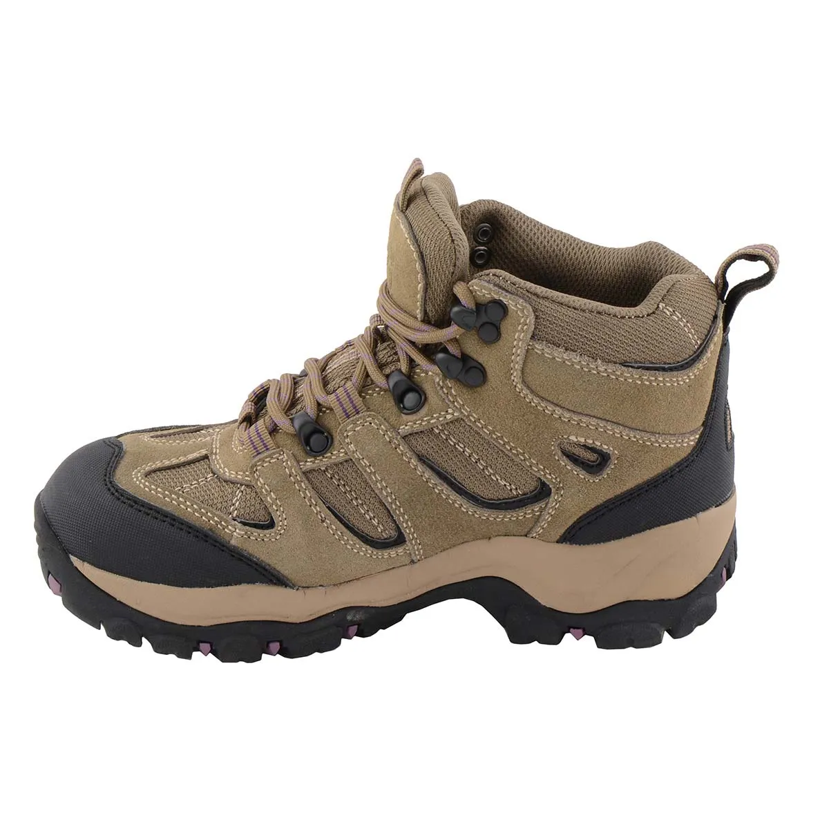 Milwaukee Leather MBL9496 Women's Brown Leather Lace-Up Waterproof Outdoor Hiking Boots | Shoes