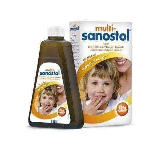 MULTI - SANOSTOL liquid, multivitamin for kids, best vitamins for children, baby vitamins 2 