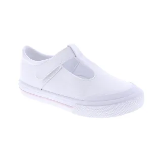 White Canvas Drew Shoe